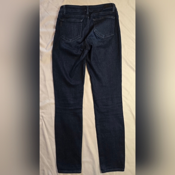 Paige Dark Wash Skinny Jeans Size 28 | Premium Denim | Classic Stretch Fit - Picture 4 of 4